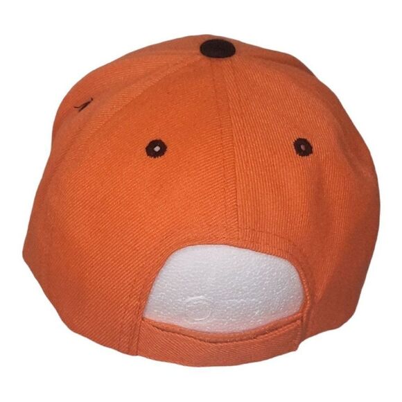 Game Time Adjustable Hat Footage Orange‎ Black OS Everyday - Picture 3 of 5